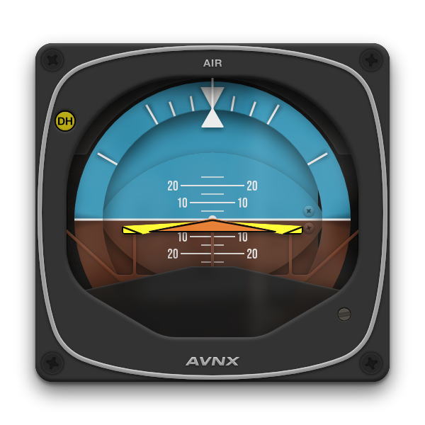 Digital recreation of the Bendix King KI 525A HSI.